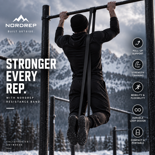 NORDREP Heavy Resistance Band 30KG