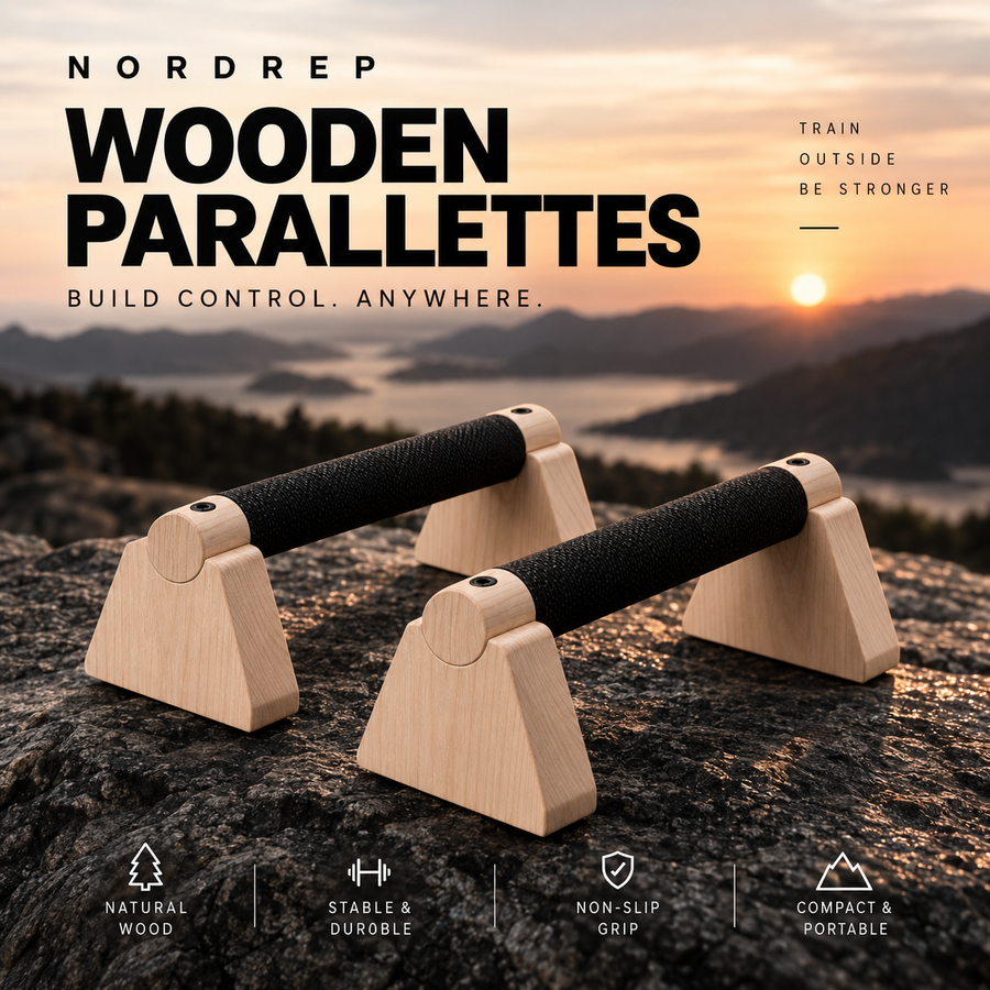 NORDREP Wooden Parallettes 25CM