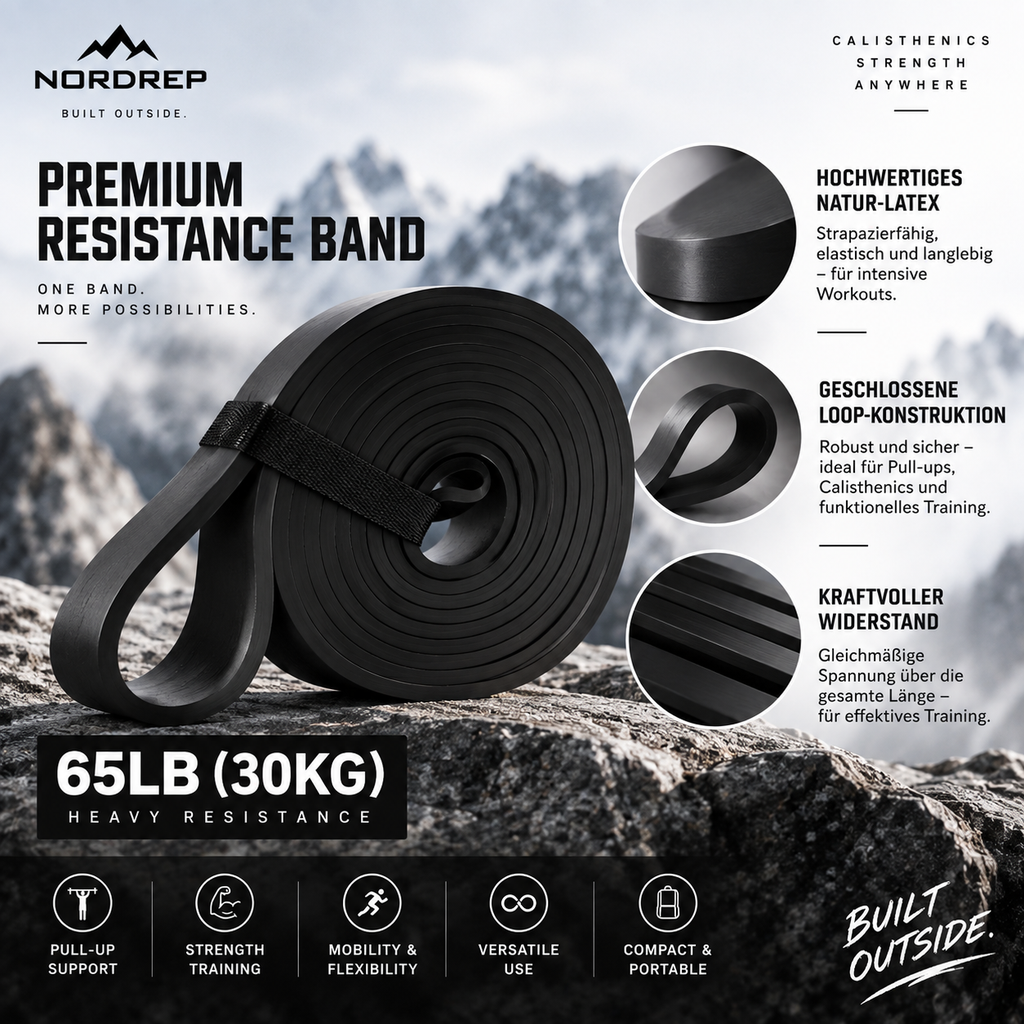 NORDREP Heavy Resistance Band 30KG